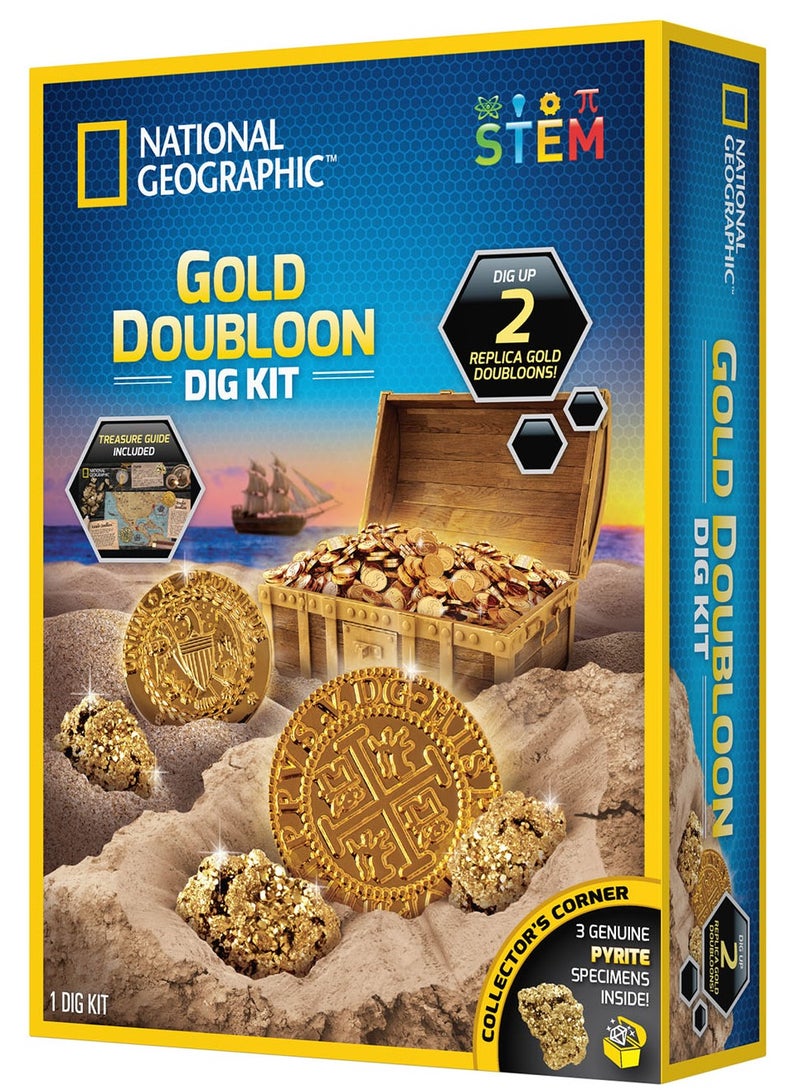 NATIONAL GEOGRAPHIC Blue Marble Gold Doubloon Dig Kit - Image 2