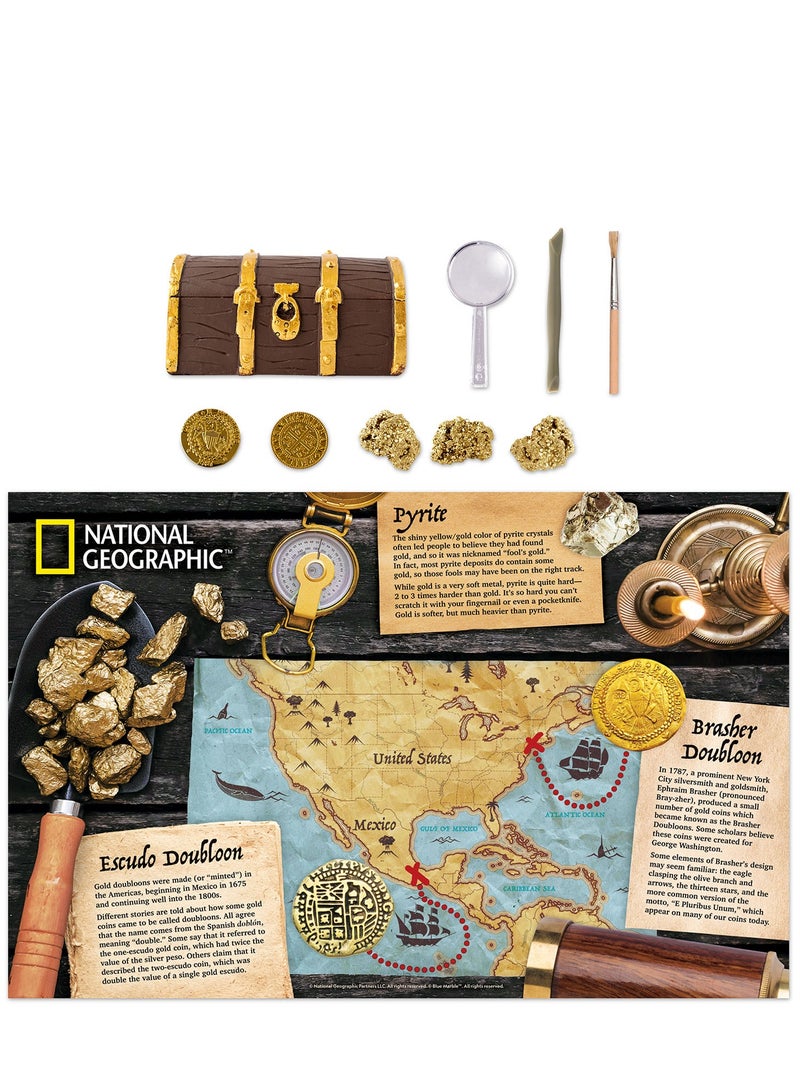 NATIONAL GEOGRAPHIC Blue Marble Gold Doubloon Dig Kit - Image 5