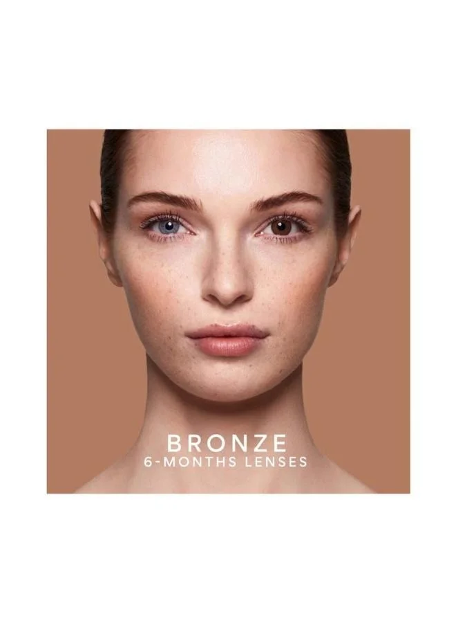 swati Cosmetics Coloured Contact Lenses  Bronze 6 Months