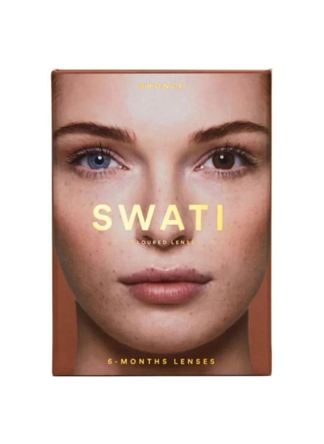 swati Cosmetics Coloured Contact Lenses  Bronze 6 Months