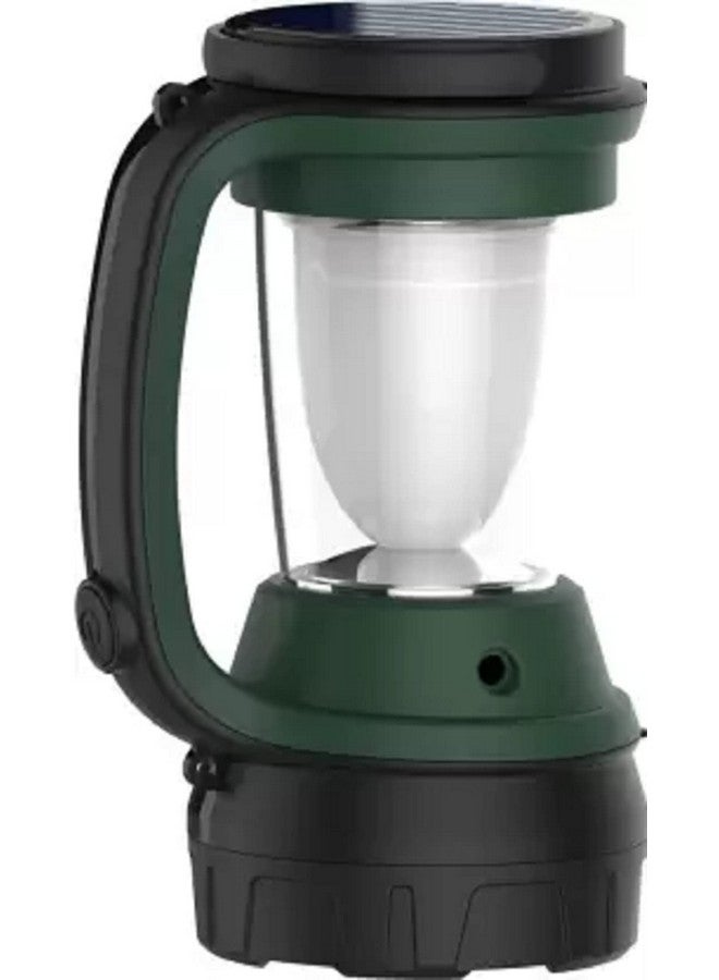 Havells 2 in 1 LED Lantern Cum Torch with Solar Panel Rechargeable Feature Lantern Emergency Light (Green, White, Black) - Image 3