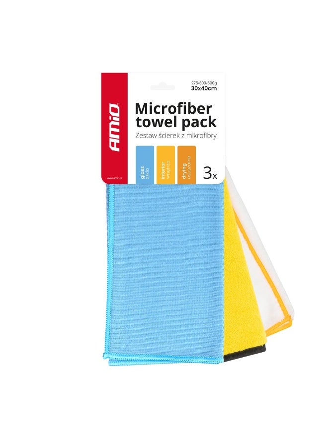 أميو MICROFIBER TOWEL PACK 30X40 (3PCS) - Image 1