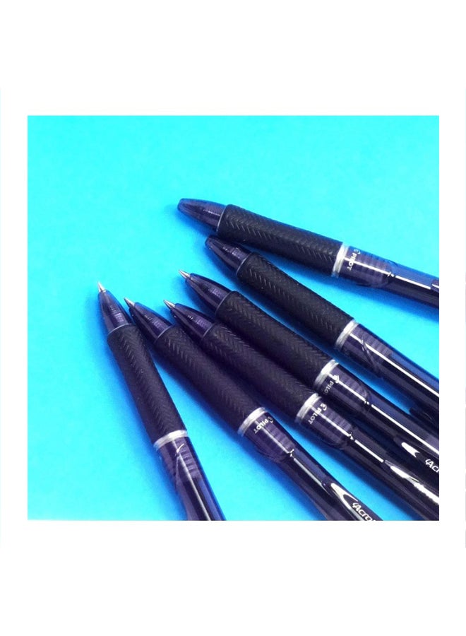 Ifusion 6-Piece Knock Ballpoint Pen Black - Image 2
