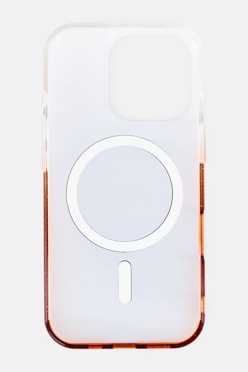 GUESS iPhone 16 Pro Brand Logo Glittered Protective Case, Multicolor - Image 3