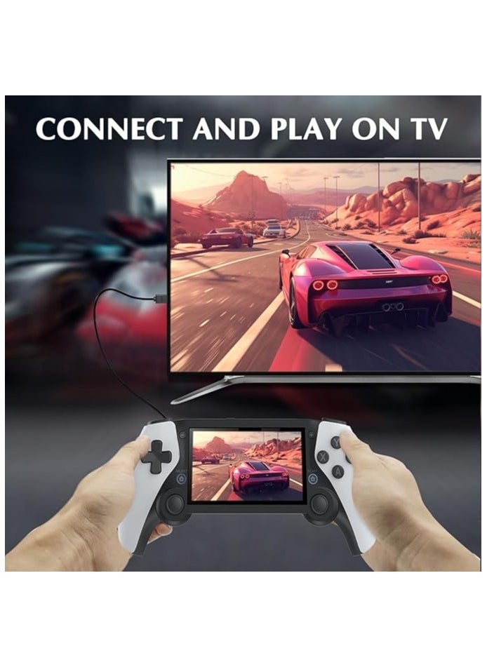 M25 Retro Handheld Game Console – 2024 New Retro Game Player with 3000mAh Battery 64G TF Card, HD 4.3-inch IPS Screen - 20,000+ Classic Video Games Supports TV Connection