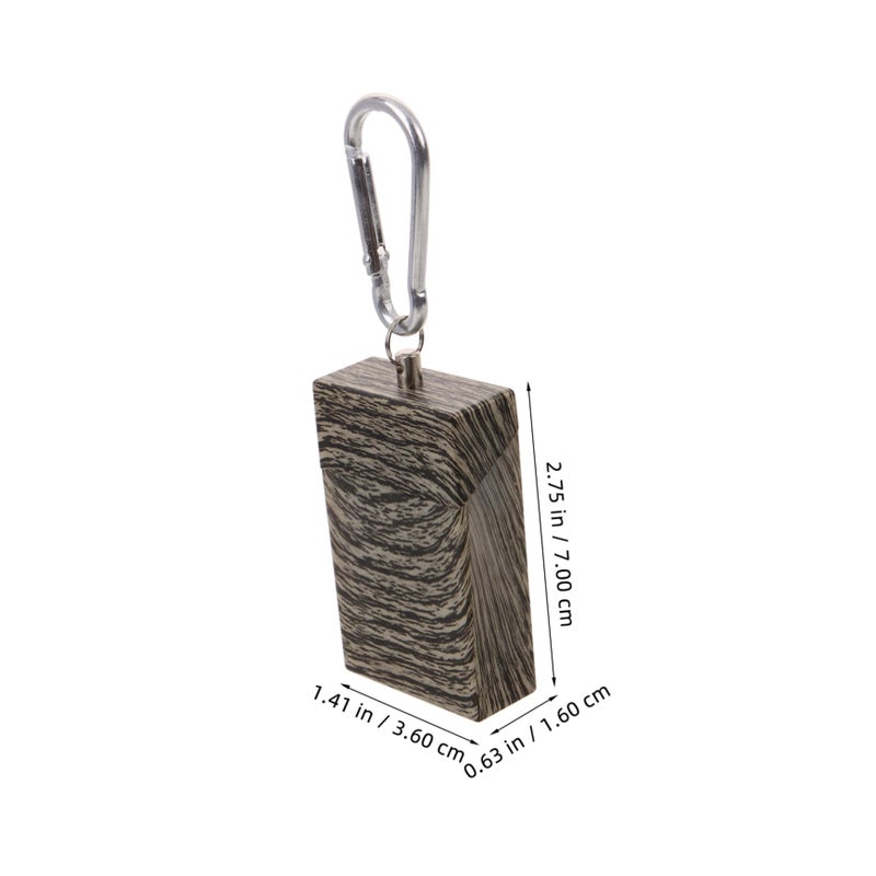 Portable Metal Ashtray Keychain Compact Travel Ash Container Easy Clean For Outdoor - Image 3