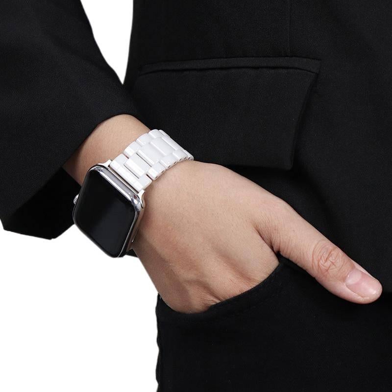 GLX Pink Smartwatch Band Compatible with Apple Watch with Adjustable Fit Replacement Strap for Daily Wear - Image 5