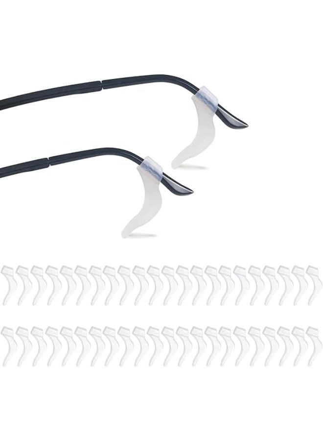 20Pairs Glasses Anti-slip Silicone Ear Clip, Glasses Holder, Sports Eyeglass Ear Grips, Safety Eyewear Retainers for Sunglasses Presbyopia Eyeglass - Image 1