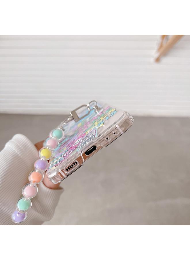 اس-توب جراب لهاتف Samsung Galaxy Z Flip6 5G، جراب شفاف قابل للطي بنمط مطبوع عليه صورة شخصية - Image 4