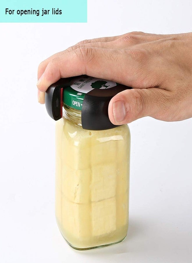 JIGVA Arthritis Helping Hand Jar Opener, 6 in 1 Adjustable Bottle and Can Opener with Silicone Gripper, Easy Grip Lid Opener Tool for Weak Hands Seniors, Multifunction Kitchen Gadget - Image 2