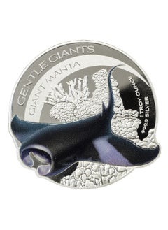 PAMP RAK GOLD Gentle Giants PAMP - 1oz Silver Giant Manta Coin  - Image 1