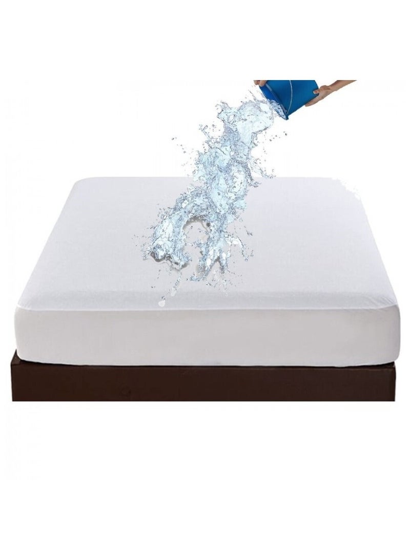 Luxurious Waterproof Mattress Protector 140 x 200 cm - Image 1