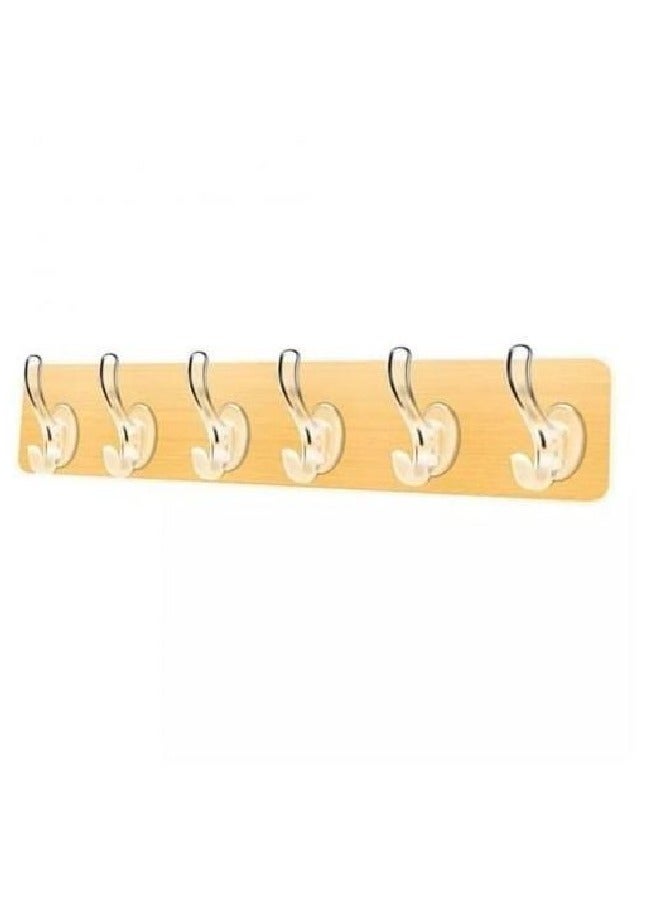 A Magic Hanger Adhesive With 6 Hook Gold Color 1 Piece - Image 4