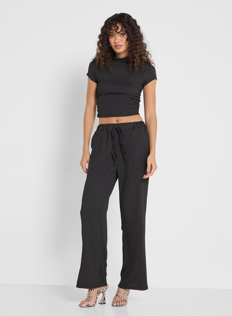 Ginger Fitted T-Shirt & Relaxed Fit Pant Lounge Set  - Image 5