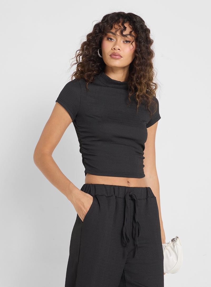 Ginger Fitted T-Shirt & Relaxed Fit Pant Lounge Set  - Image 3