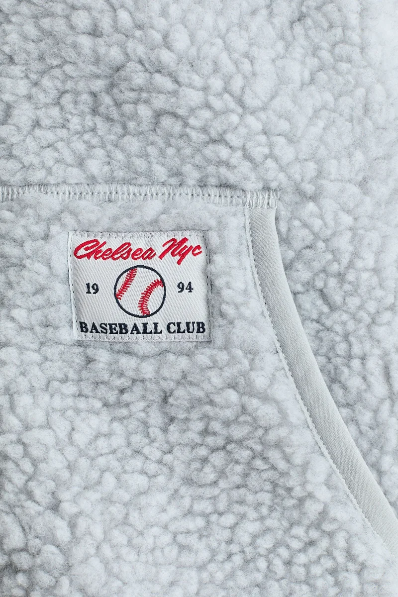 اتش اند ام جاكيت من نسيج تيدي