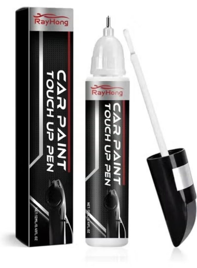 RAYHONG White Touch Up Paint for Cars - Color Accurate, Professional Automotive Scratch Repair, Lasting Auto Scratch Remover, Quick Drying, Easy to Use, Safe and Non-Toxic (White) - Image 1