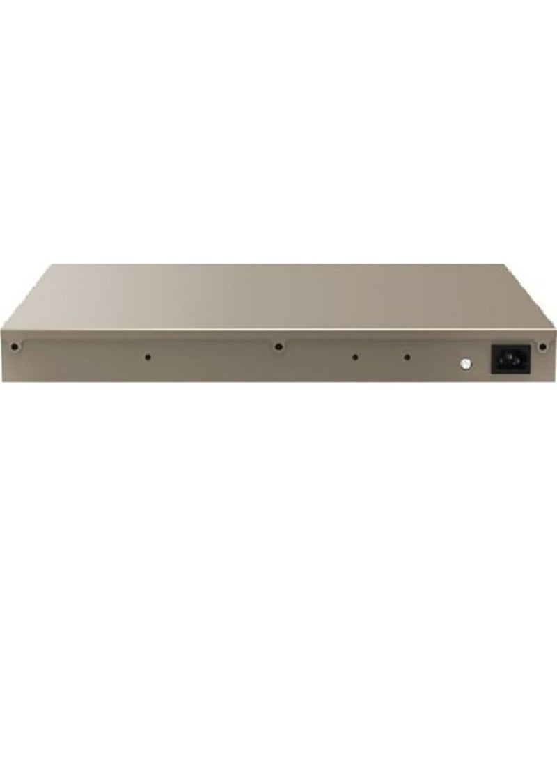 تيندا محول إيثرنت TEG1118P-16-250W 16GE+2SFP مع 16 منفذ PoE، سعة التبديل 36 بت في الثانية، جهد إدخال 100-240 فولت تيار متردد 50/60 هرتز، حماية من البرق 6 كيلو فولت، مصدر طاقة 250 واط، TEG1118P-16-250 واط بني - Image 3