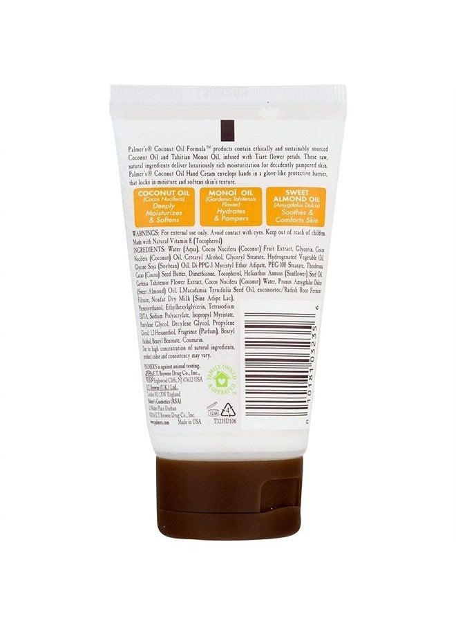 PALMER'S - Palmers Coconut/Oil Hand Cream 2.1 Oz,Pack of 3 - Image 1