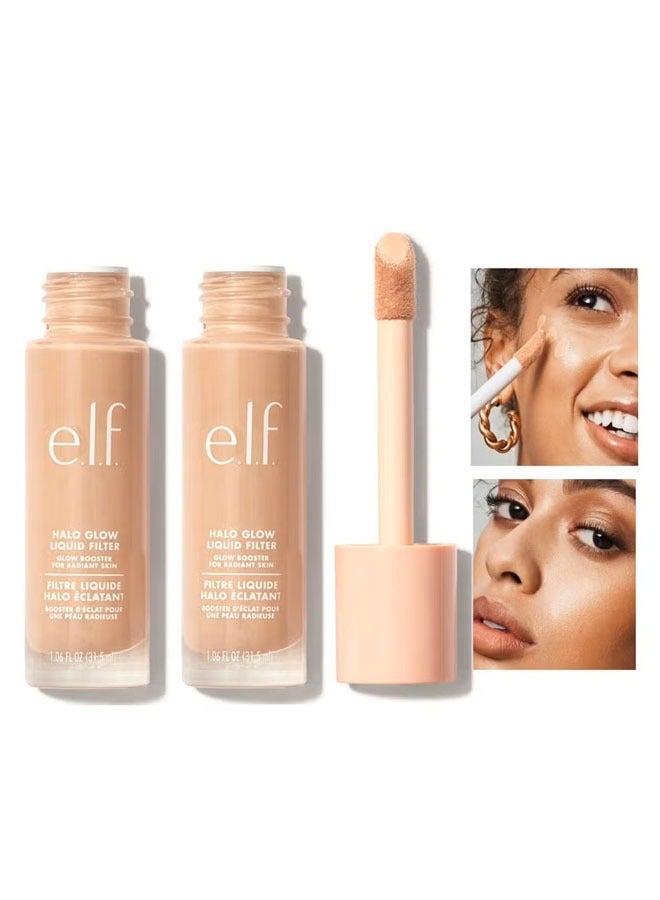 إلف فلتر سائل هالو جلو من ، 4 موين متوسط، 31.5 مل من عبوتين - Image 1