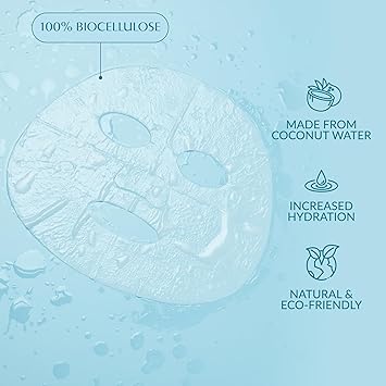 Talika Bio Enzymes Hydrating Mask Moisturizing Soothing Face Mask Biocellulose Instant Glow Mask Second Skin Effect Beauty Sheet Mask 20g - Image 3