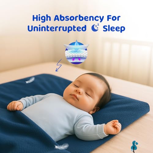 Bumtum Baby Dry Sheet Waterproof Soft Fleece Baby Bed Protector | Anti - Bacterial & Odour Free | Extra Absorbant, Reuseable & Washable (Baby Shark, Small Size, 50 * 70cm, Pack of 1) - Image 4