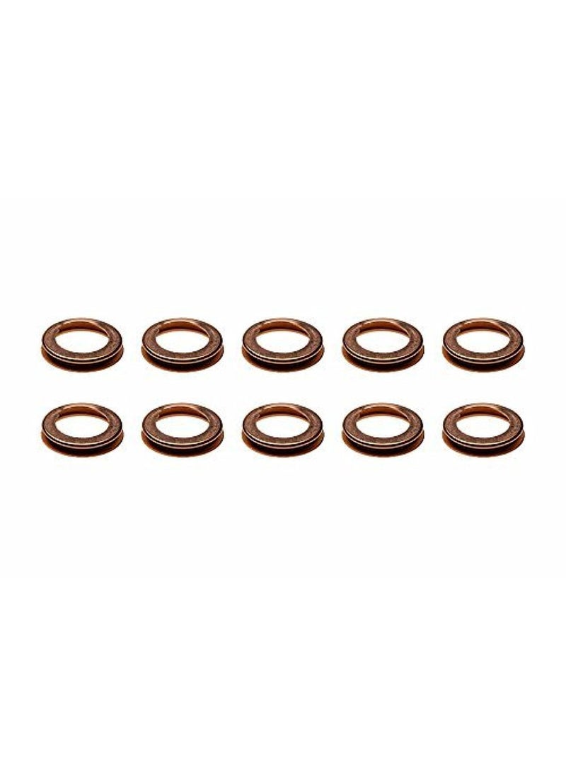 Nissan 1980-2016 Nissan 10pcs. Lower Oil Pan Drain Plug Crush Washer Gasket OEM NEW 
