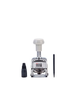 Deli Deli 7506 Numbering Machine Very clear number marking with integrated ink pad  - Image 1