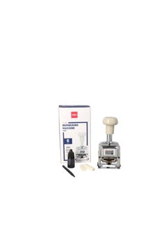 Deli Deli 7506 Numbering Machine Very clear number marking with integrated ink pad  - Image 2