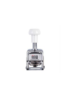 Deli Deli 7506 Numbering Machine Very clear number marking with integrated ink pad  - Image 3