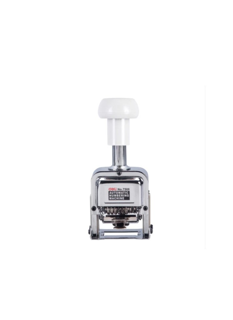 Deli - Deli 7506 Numbering Machine Very clear number marking with integrated ink pad - Image 1