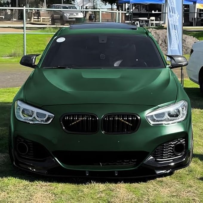 FINMOKAL Car Front Bumper Lip Chin Spoiler Body kit Glossy Black Compatible with BMW 1 Series F20 F21 LCI M Sport 2015-2019 - Image 3