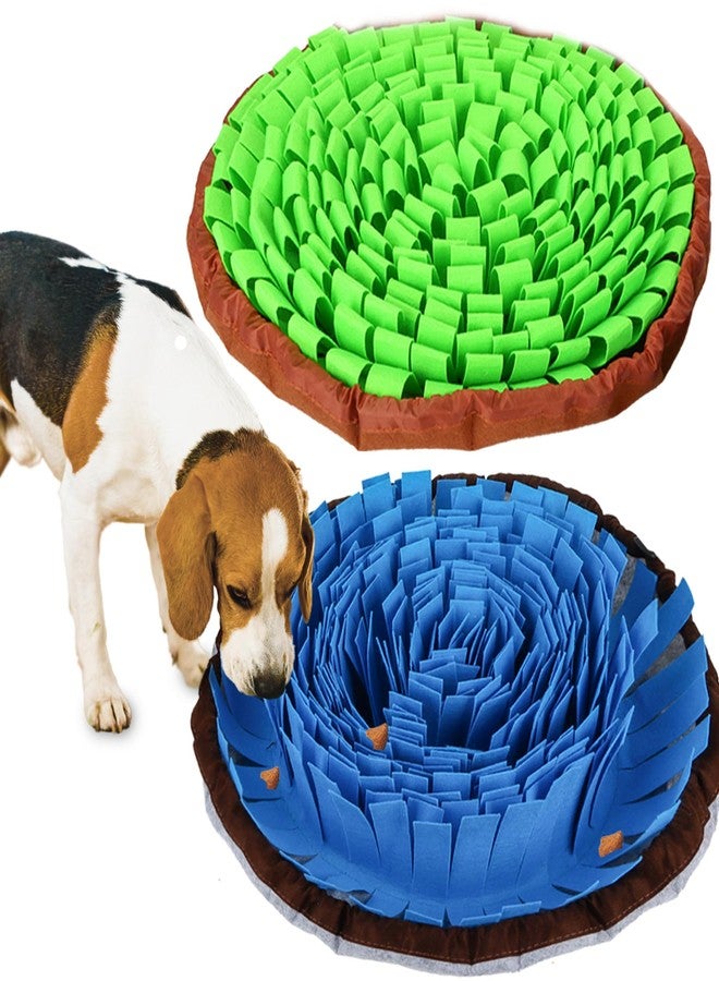 DiDiBirDi 2-Pack Snuffle Mat for Dogs, Adjustable Size Encourages Natural Foraging Skills for Cat and Rabbit or Other Pet - Image 1