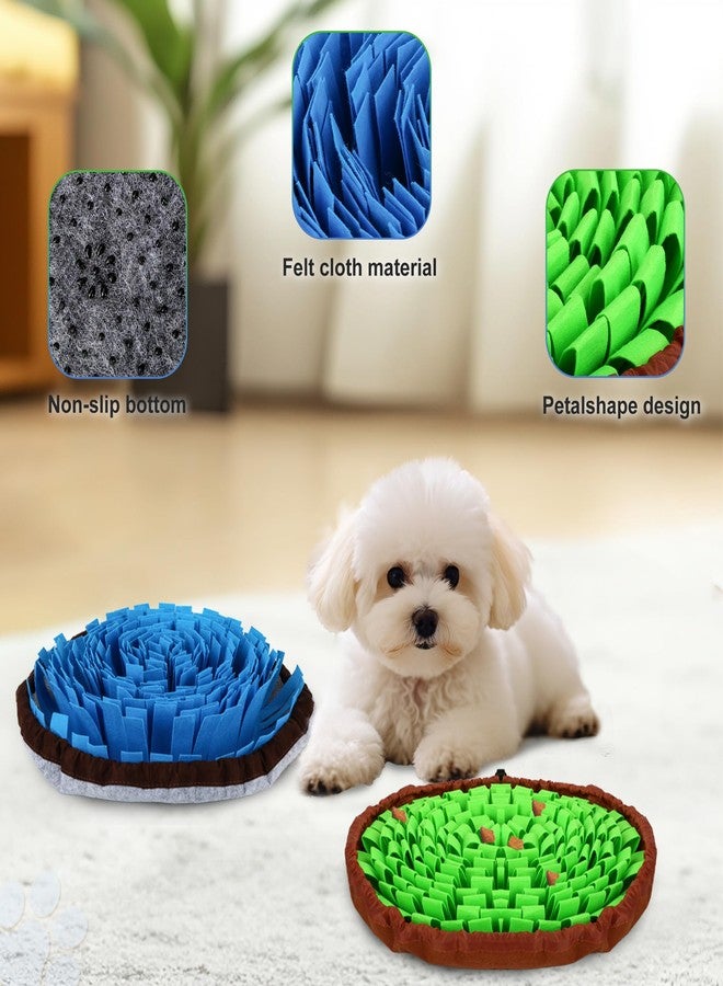 DiDiBirDi 2-Pack Snuffle Mat for Dogs, Adjustable Size Encourages Natural Foraging Skills for Cat and Rabbit or Other Pet - Image 2
