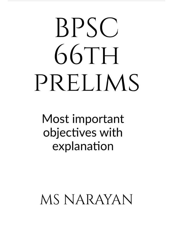 BPSC 66th PRELIMS 