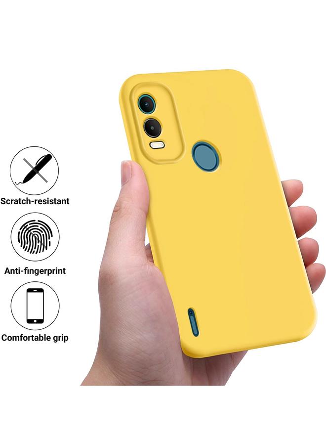 erorex Case For Nokia C21 Plus Pure Color Liquid Silicone Shockproof Phone Case - Image 2