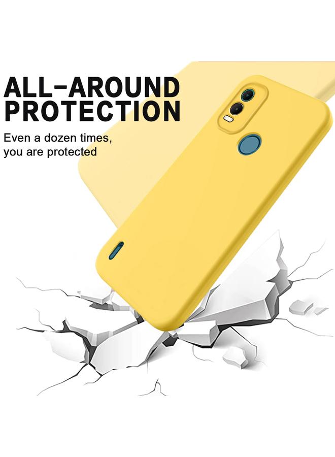 erorex Case For Nokia C21 Plus Pure Color Liquid Silicone Shockproof Phone Case - Image 5