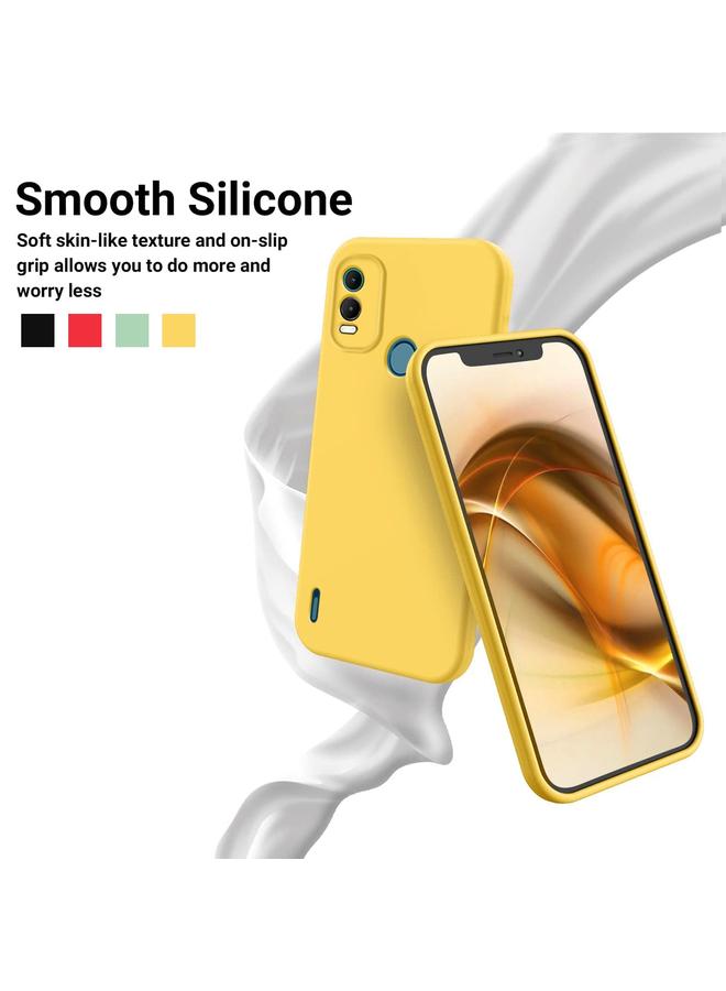 erorex Case For Nokia C21 Plus Pure Color Liquid Silicone Shockproof Phone Case - Image 3