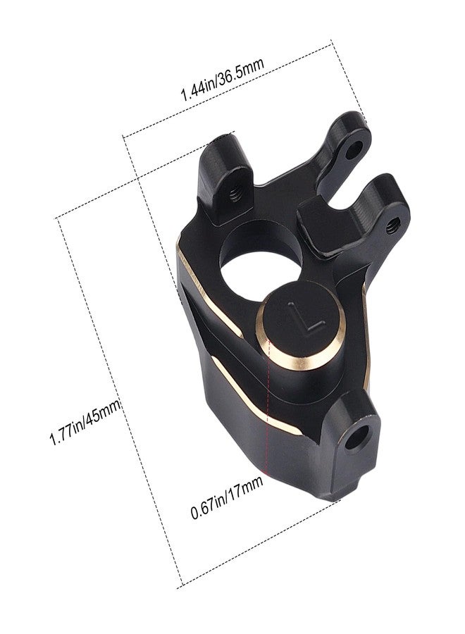 HobbyPark Brass Steering Knuckle Counterweights Weights (100g) for Vanquish VP VS4-10 1/10 RC Crawler F10 Portal Axle Phoenix LCG VRD Carbon Kit Lower COG Upgrades Parts - Image 2