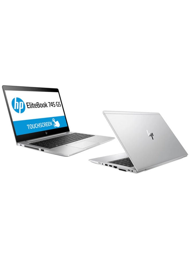 HP لابتوب HP EliteBook 745 G5، AMD Ryzen 5 PRO 2500U، 256GB SSD، 8GB RAM، AMD Radeon Vega 8 Graphics، شاشة FHD بحجم 14 بوصة، ويندوز 10 برو - فضي (مجددة)، درجة A، ضمان 6 أشهر - Image 3
