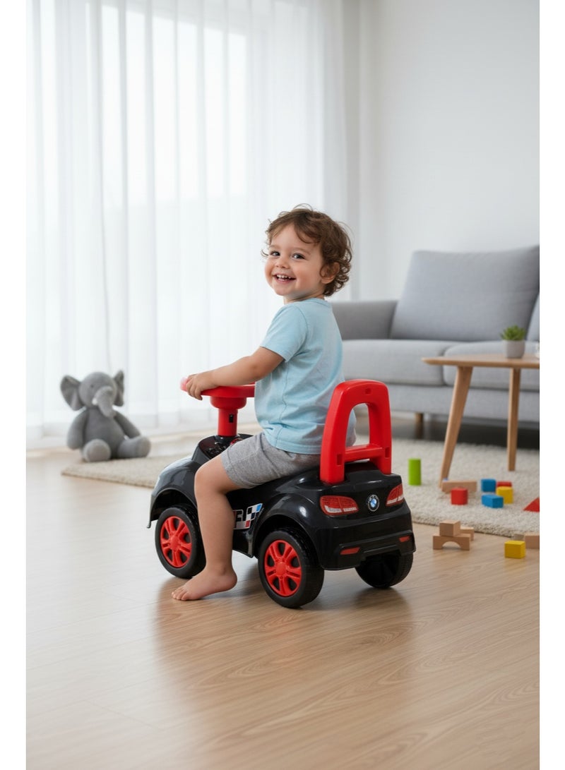 متجر 7 سيارة ركوب أطفال بلاستيكية – لعبة ركوب آمنة بتصميم رياضي مع مقعد مريح ومقود صوت – مناسبة للأولاد والبنات من عمر 1 - Image 3