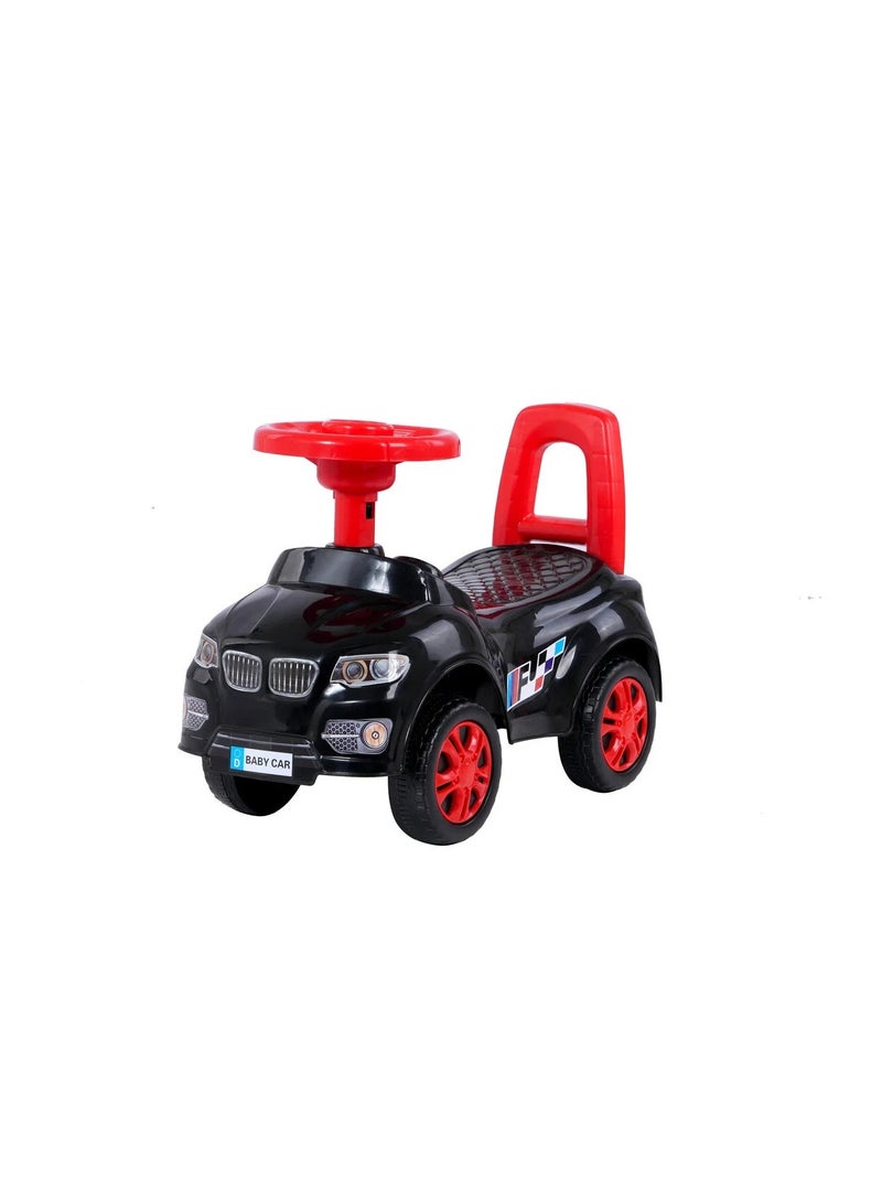 متجر 7 سيارة ركوب أطفال بلاستيكية – لعبة ركوب آمنة بتصميم رياضي مع مقعد مريح ومقود صوت – مناسبة للأولاد والبنات من عمر 1 - Image 2