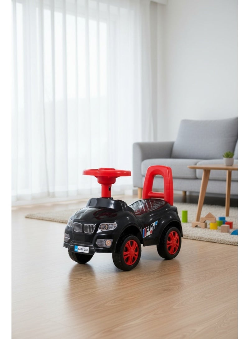 متجر 7 سيارة ركوب أطفال بلاستيكية – لعبة ركوب آمنة بتصميم رياضي مع مقعد مريح ومقود صوت – مناسبة للأولاد والبنات من عمر 1 - Image 1