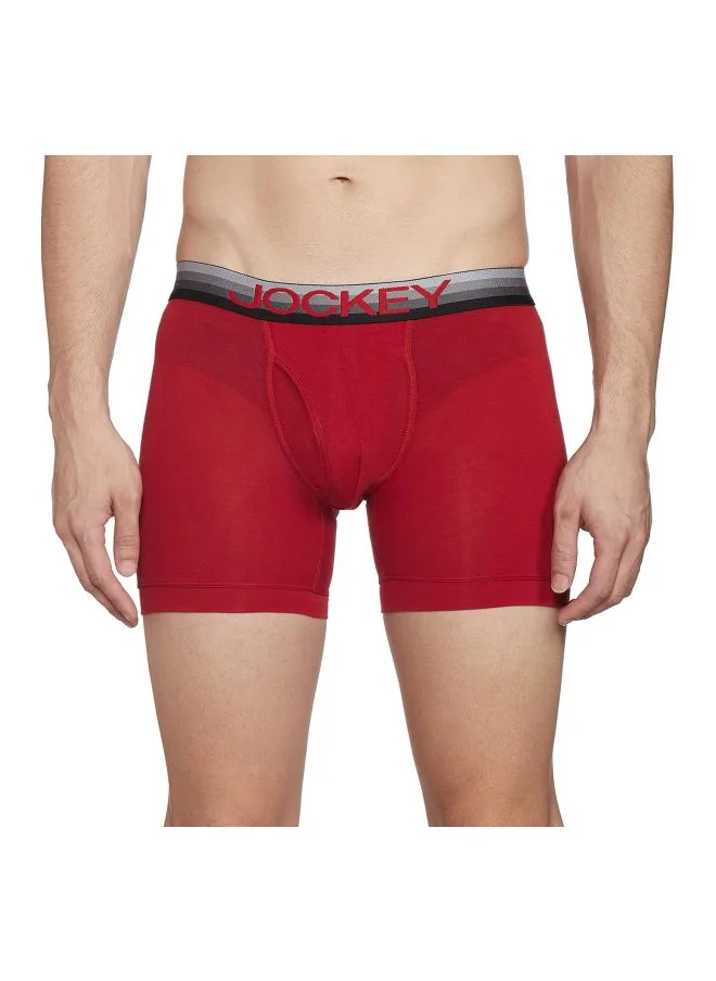 جوكي Jockey ZN03 Men Super Combed Cotton Elastane Stretch Solid Boxer Brief with Ultra soft Waistband