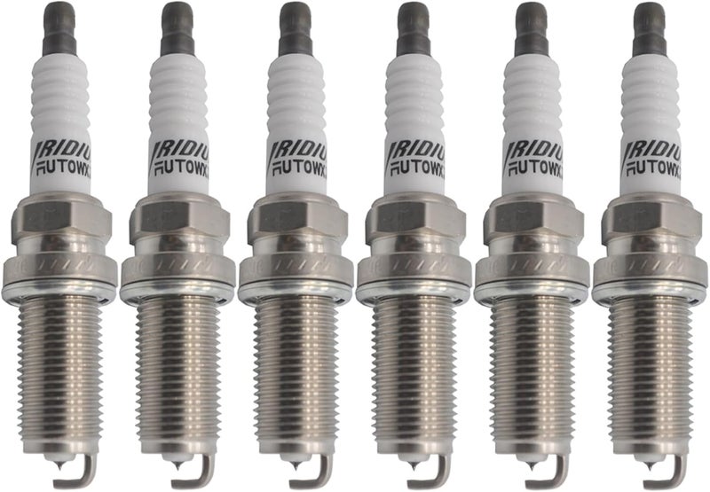 Autowxjq شمعات الإشعال إيريديوم أوتو WXJQ 6 قطع LFR5AIX-11 4469 لتويوتا ولكزس - Image 1