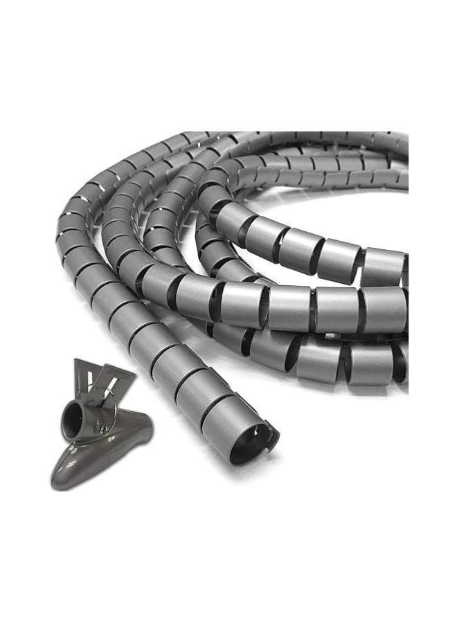 non Wire organizer for office and home, grey, 1.5 metres - Image 1