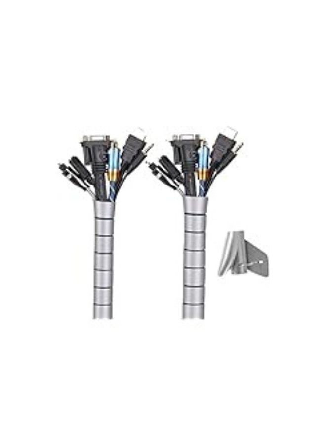 non Wire organizer for office and home, grey, 1.5 metres - Image 3