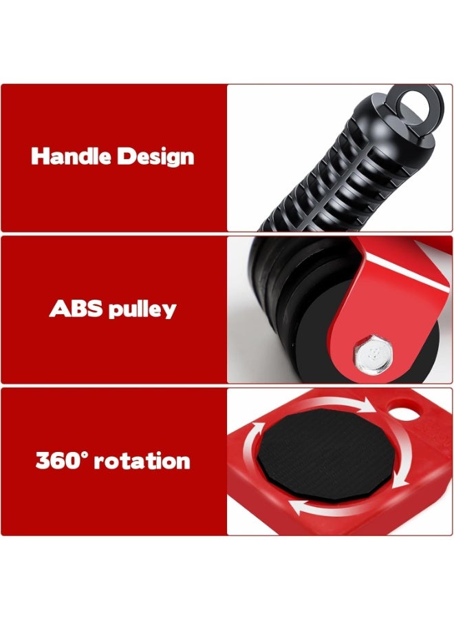 Furniture Moving Tool Set, Heavy-Duty 5-Piece Kit with Lifter, Pads, Wheels & Sliders for Effortless Moving of Sofas, Washing Machines, Wardrobes & Appliances - Image 2