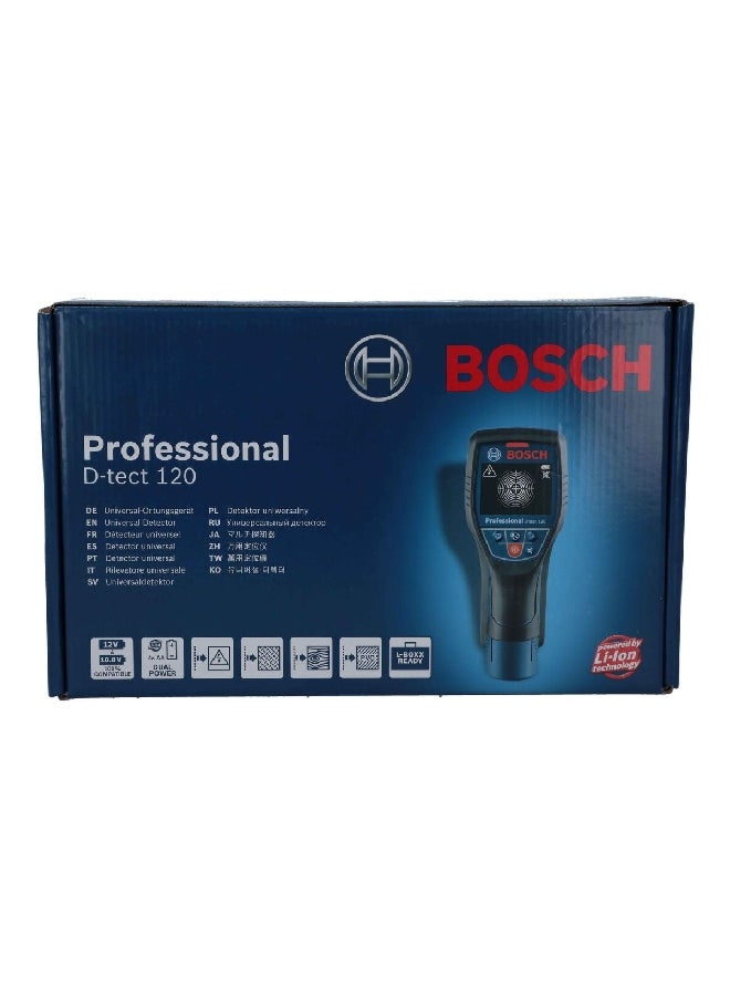 BOSCH Professional D-Tect 120 12V Object Scanner Blue and Black 206 x 92 x 85 mm JE0 601 081 303  - Image 1