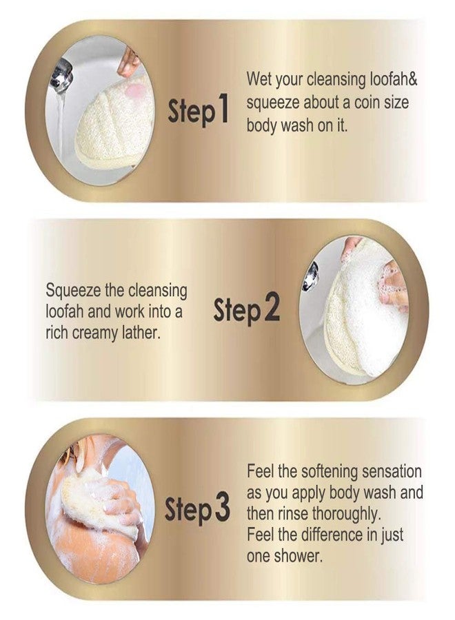 CROVIN Bigger 5x7 Natural loofah Sponge for Exfoliating and Invigorate Your Dead Skin - Eco Friendly and Biodegradable All-Natural Loufa - Deeply Clean Your Body Pack of 4 - Image 5